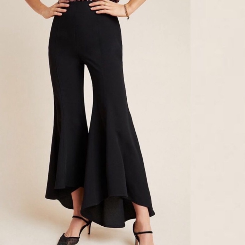 Anthropologie Zinnia Flare Trousers Size 8